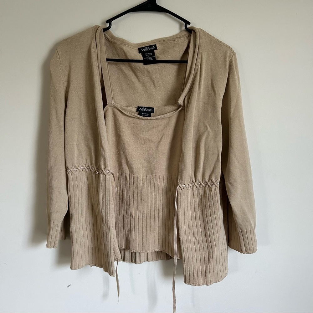 Camisole/Cardigan Set